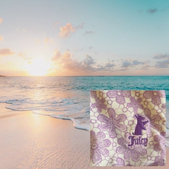 Juicy Couture Floral One-Piece Bathing Suit - Picture 8 of 9